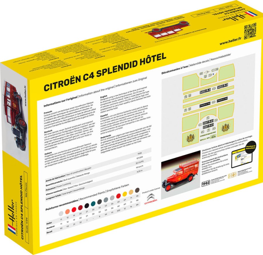 Vehicules Heller | Kit De Demarrage Citroen C4 "Splendid Hotel (56713)