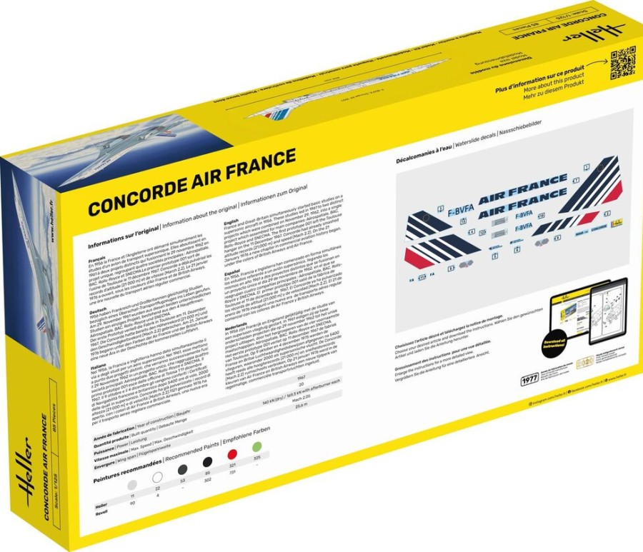 Aviation Heller | Kit De Demarrage Concorde (56445)