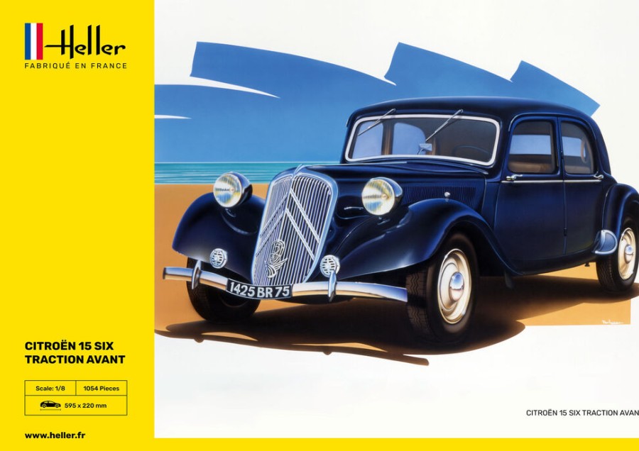 Vehicules Heller | Citroen 15 Six Traction Avant (80799)