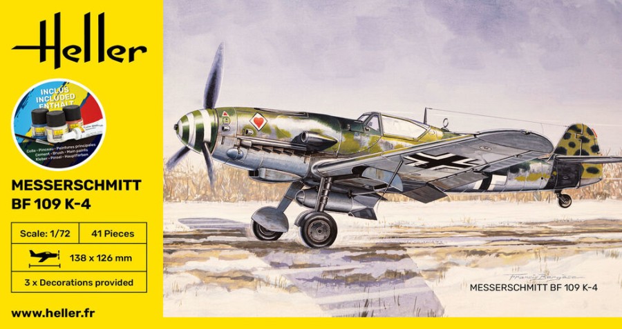 Aviation Heller | Kit De Demarrage Messerschmitt Bf 109 K-4 (56229)