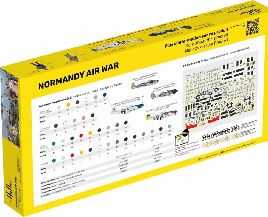 Les Figures Heller | Kit De Demarrage Normandy Airwar (52329)