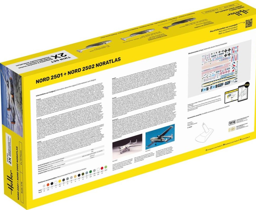 Aviation Heller | Nord2501 + Nord 2502 "Noratlas" Twinset (85374)