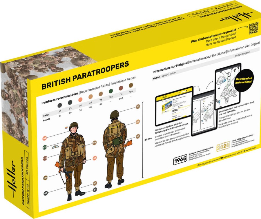 Les Figures Heller | Parachutistes Britanniques (49623)