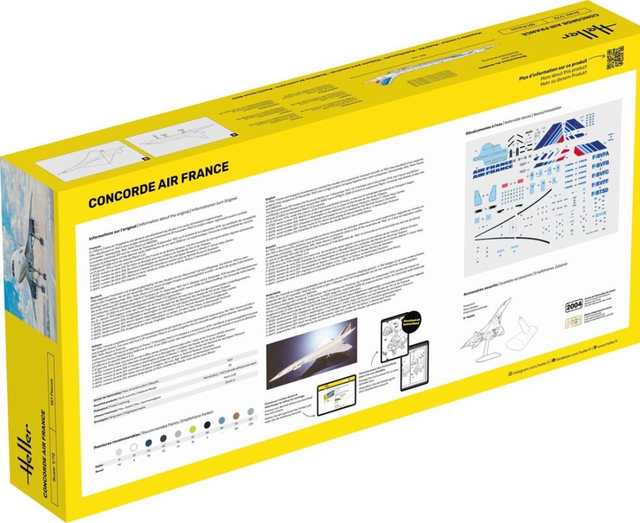 Aviation Heller | Kit De Demarrage Concorde Af (56469)