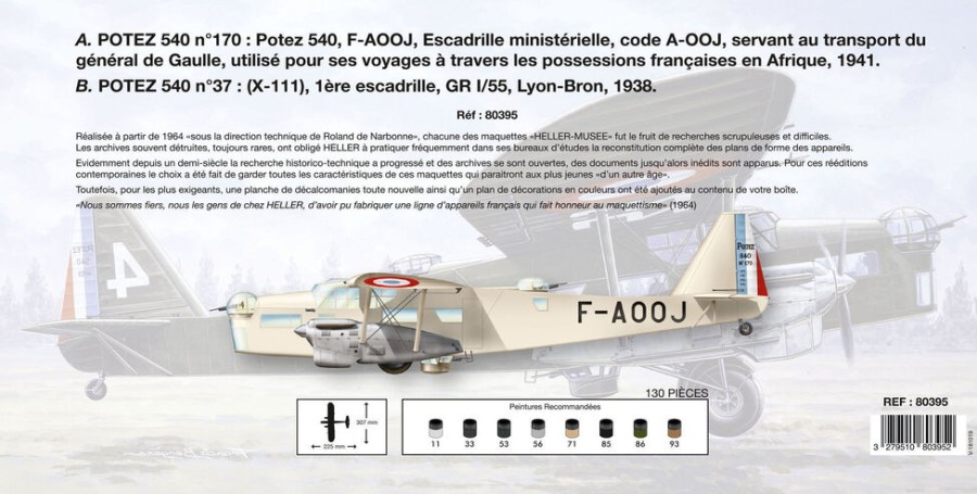 Aviation Heller | Potez 540 "Musee Heller (80395)