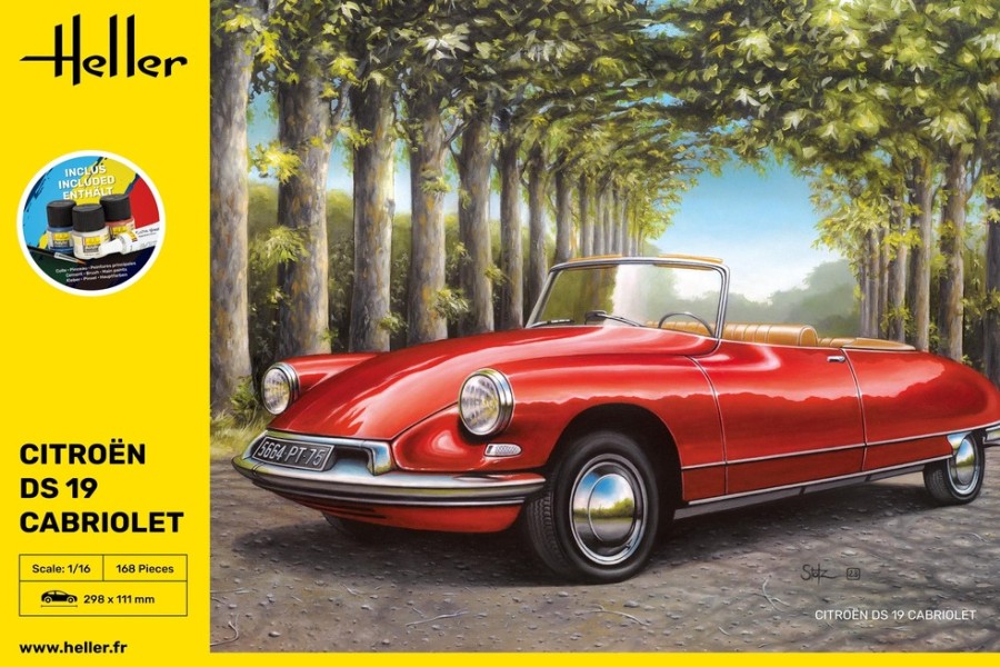 Vehicules Heller | Kit De Demarrage Citroen Ds 19 Cabriolet (56796)