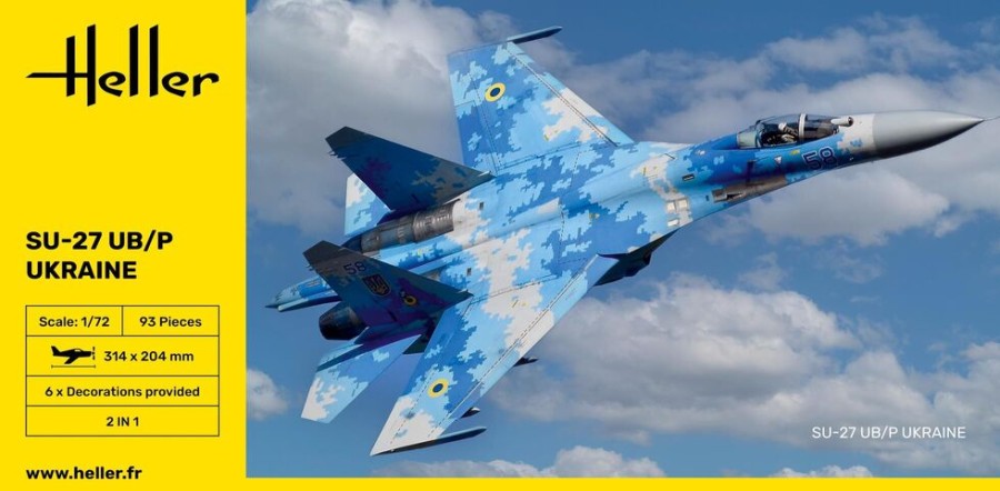 Aviation Heller | Su-27 Ub/P Ukraine (80371)