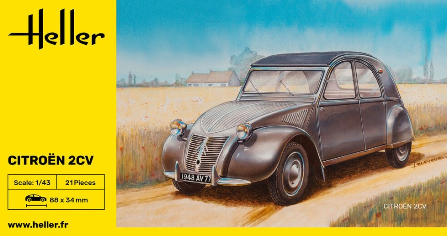 Vehicules Heller | Citroen 2 Cv (80175)