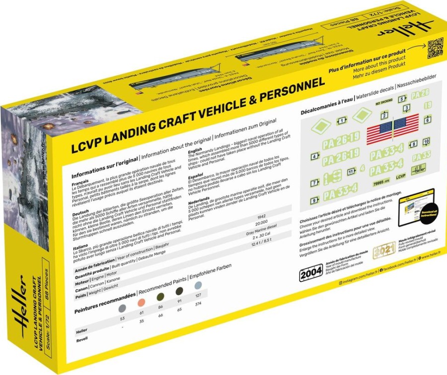 Expedition Heller | Kit De Demarrage Lcvp Landungsboot + Figurines (56995)