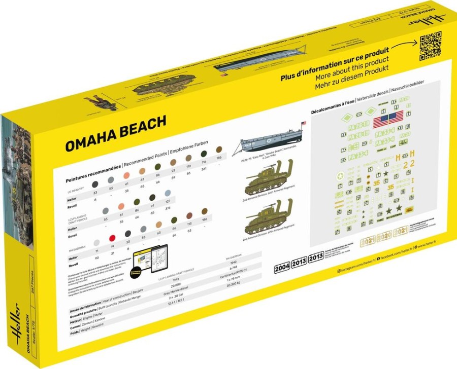 Les Figures Heller | Kit De Demarrage Omaha Beach (52332)