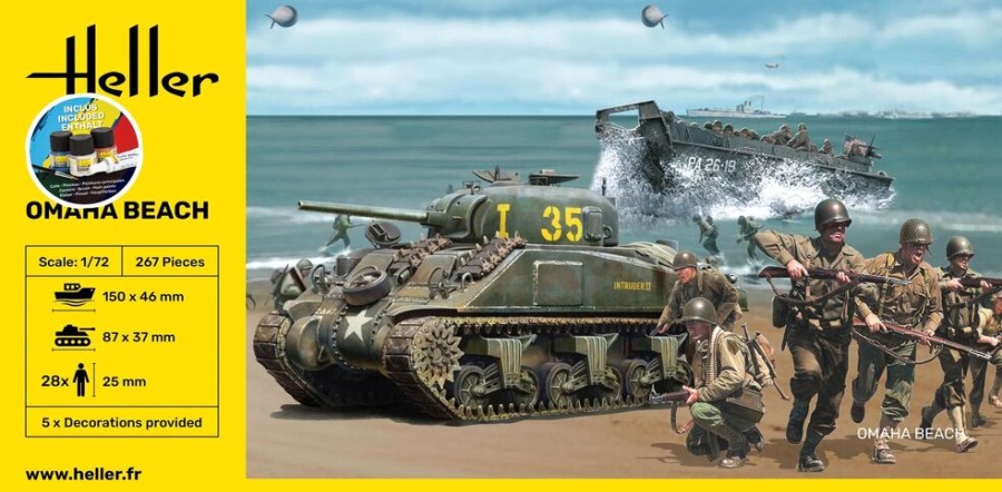 Les Figures Heller | Kit De Demarrage Omaha Beach (52332)