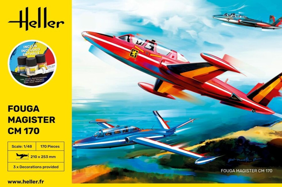 Aviation Heller | Kit De Demarrage Fouga Magister Cm 170 (35510)