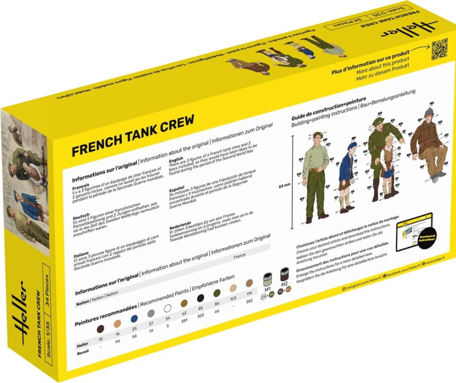 Les Figures Heller | Equipage De Char Francais (30323)