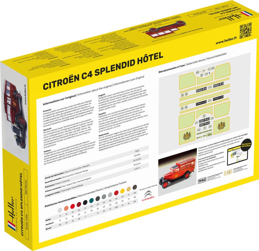 Vehicules Heller | Citroen C4 "Hotel Splendide (80713)