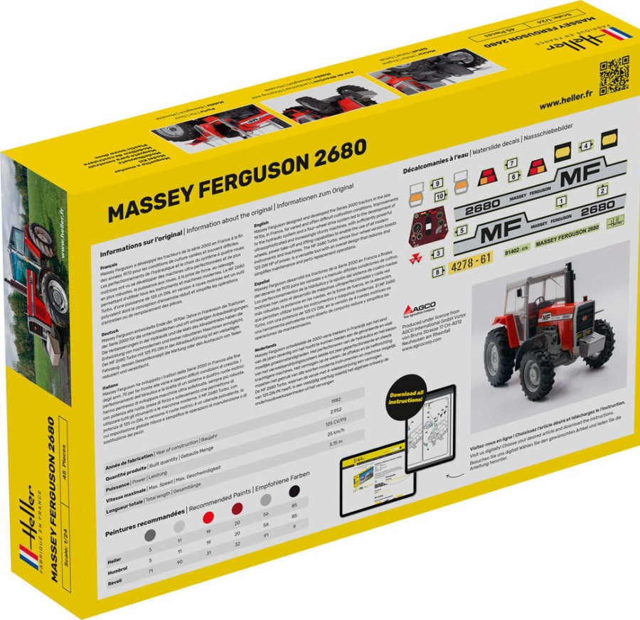 Vehicules Heller | Kit De Demarrage Massey Ferguson 2680 (57402)