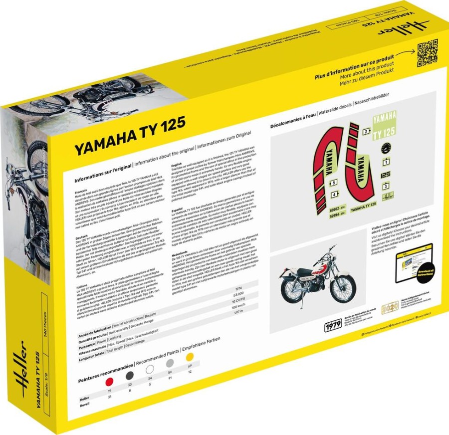 Vehicules Heller | Yamaha Ty 125 (80902)