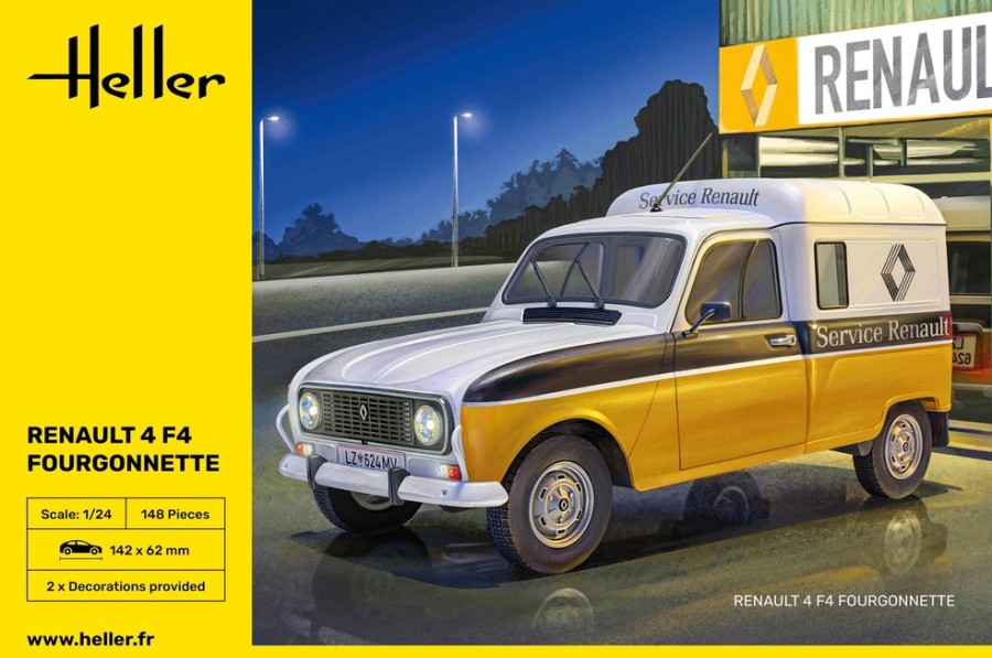 Vehicules Heller | Renault 4 Fourgonette F4 (82700)