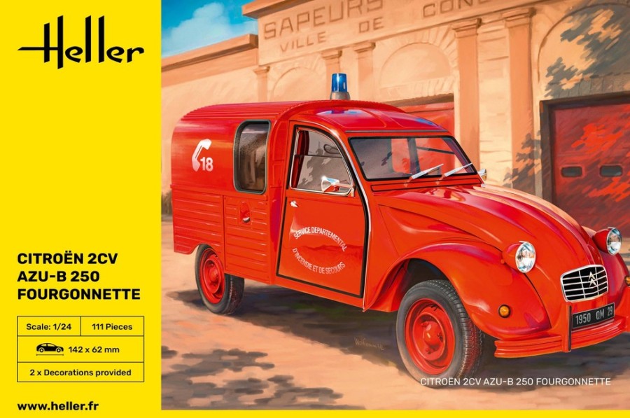 Vehicules Heller | Citroen 2Cv Fourgonette Ak 250 (82701)