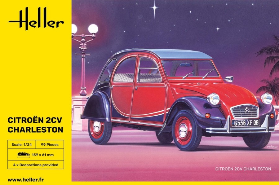 Vehicules Heller | Citroen 2Cv Charleston (80766)