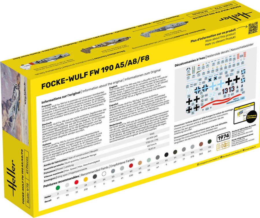 Aviation Heller | Fw190 A5/A8/F8 (80235)