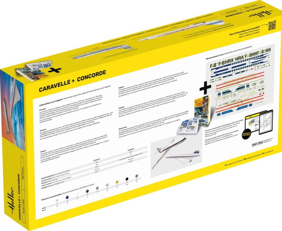 Aviation Heller | Caravelle + Concorde (50333)