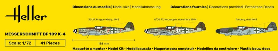 Aviation Heller | Messerschmitt Bf 109 K-4 (80229)