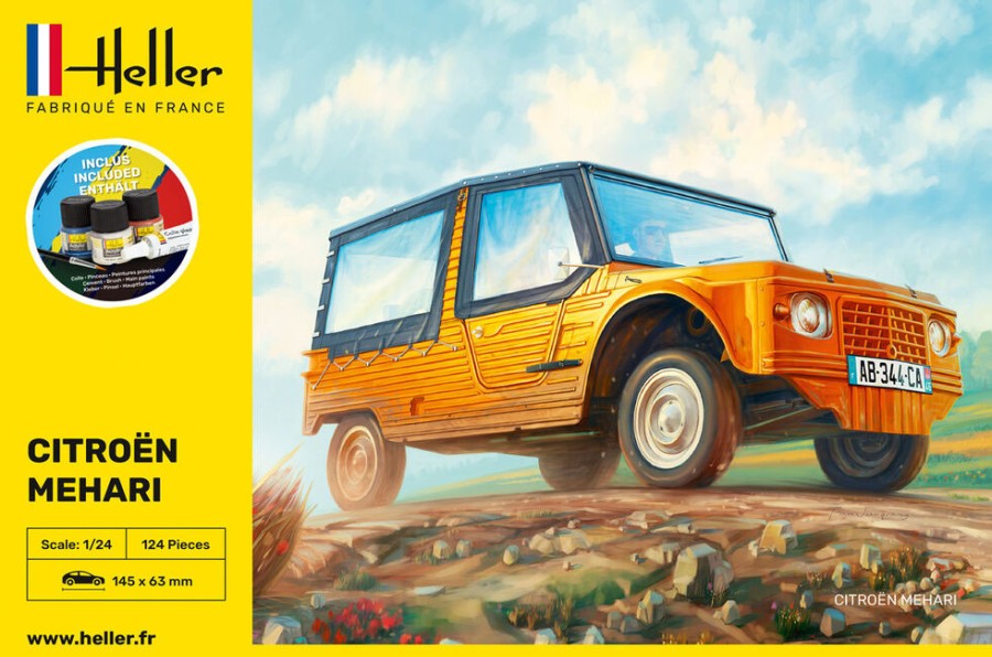 Vehicules Heller | Kit De Demarrage Citroen Mehari (Version 1) (56760)